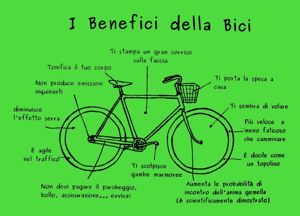Benefici della bicicletta